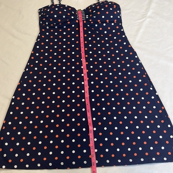 TOMMY BAHAMA Polka Dot Summer CoverUp Sundress Sz S Retro Swimwear Beach Resort - Picture 8 of 10